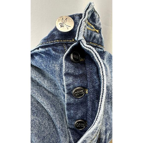 One‎ Teaspoon Shakers Super Relaxed Low Waist Denim 4.5” Shorts Women’s Size 32 - Picture 8 of 13